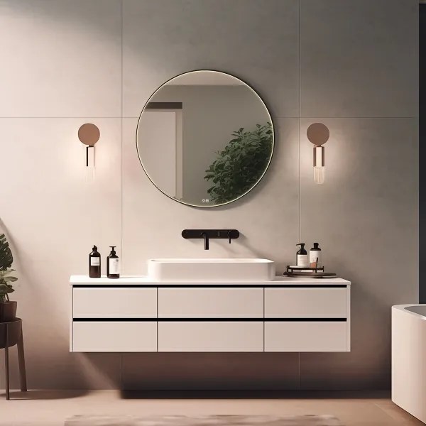 NIMCO ZPC 31000RVX-90 - Oglindă LED pentru baie, iluminare 3000-6500K, 60 cm, IP44