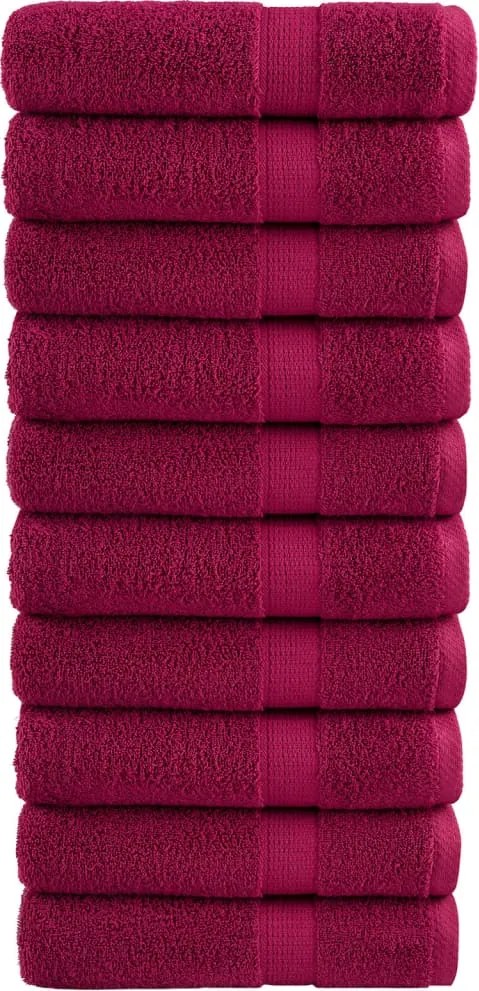 vidaXL Prosoape baie premium, SOLUND 10 buc 100x150cm 600gsm