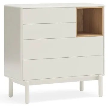 Comodă crem 90x90x40 cm Corvo – Teulat