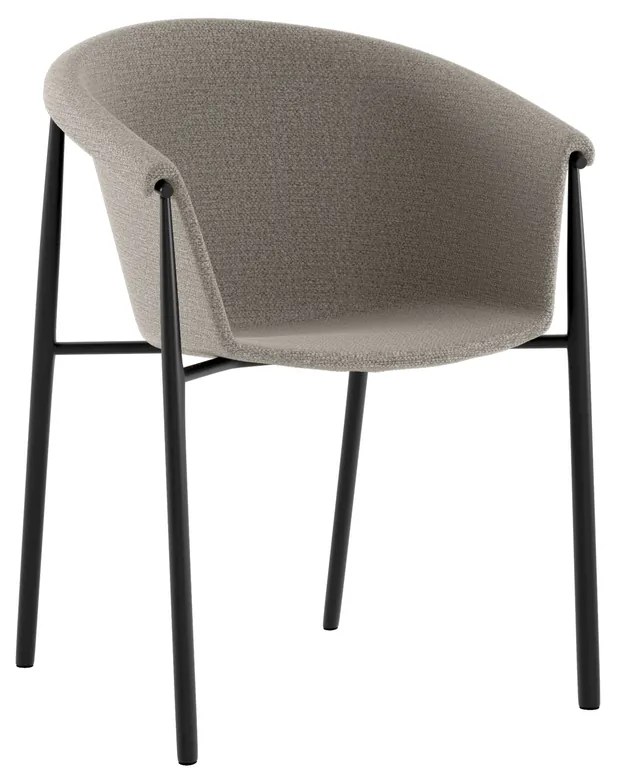 STONES Scaun din material textil 58cm X 56cm H. 79cm | Aosom Romania