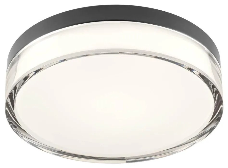 Plafonieră LED Redo 01-3735 FRISBI LED/12W/230V 3000/4000K IP44 negru