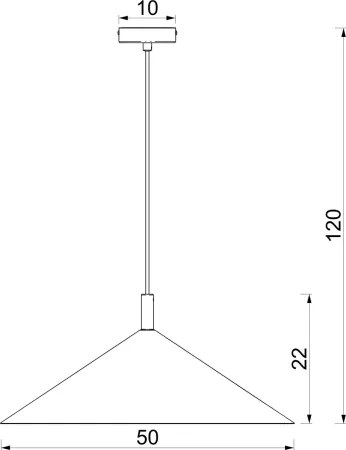 Lustră suspendată pe cablu ANEGA 1xGX53/15W/230V Ø 50 cm bej