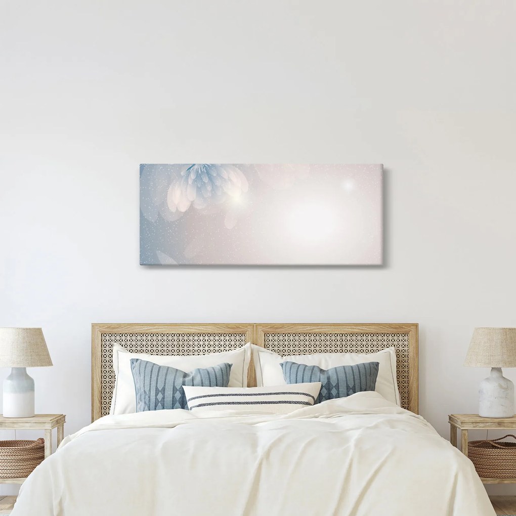 Tablou - Flori înzăpezite (120x50 cm)