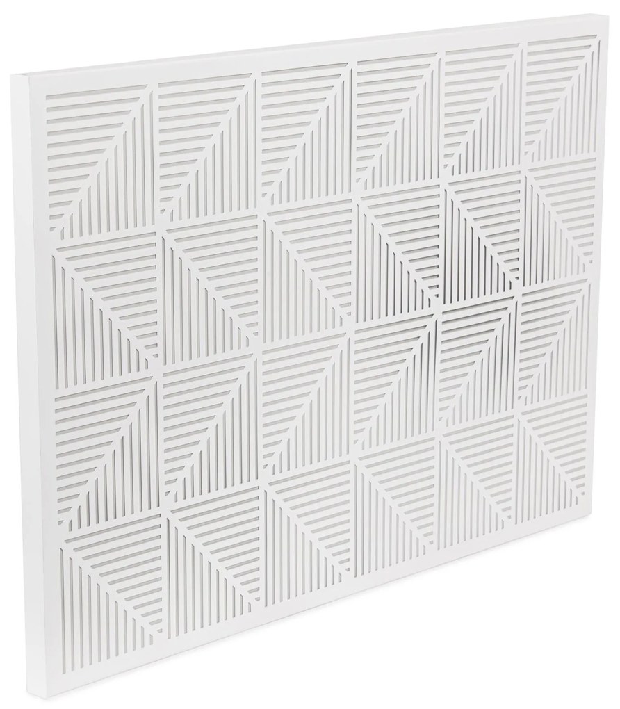 Tablă metalică perforată TRIGON + magneţi 