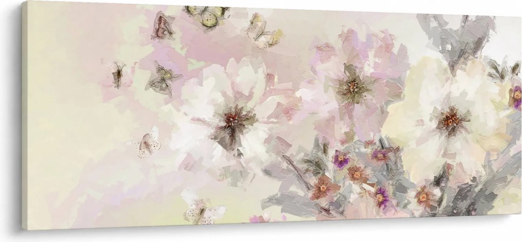 Tablou - Flori,pictură (120x50 cm)