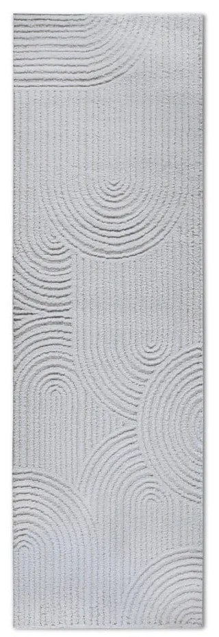 Covor tip traversă crem 80x240 cm Chappe Cream White – Elle Decoration