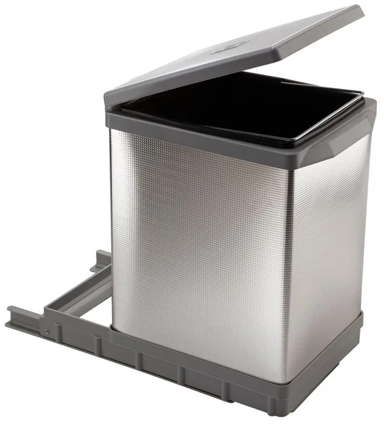 Coș de gunoi metalic încorporat 17 l Tower - Elletipi