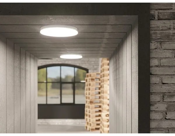 Plafonieră LED dimabilă pentru baie, 30 W, 230 V, Ø 38 cm, IP54