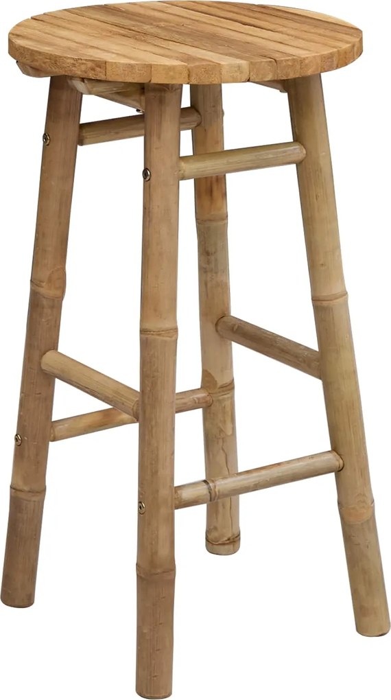 vidaXL Scaun de grădină natural Ø 38 x 68 cm Bambus