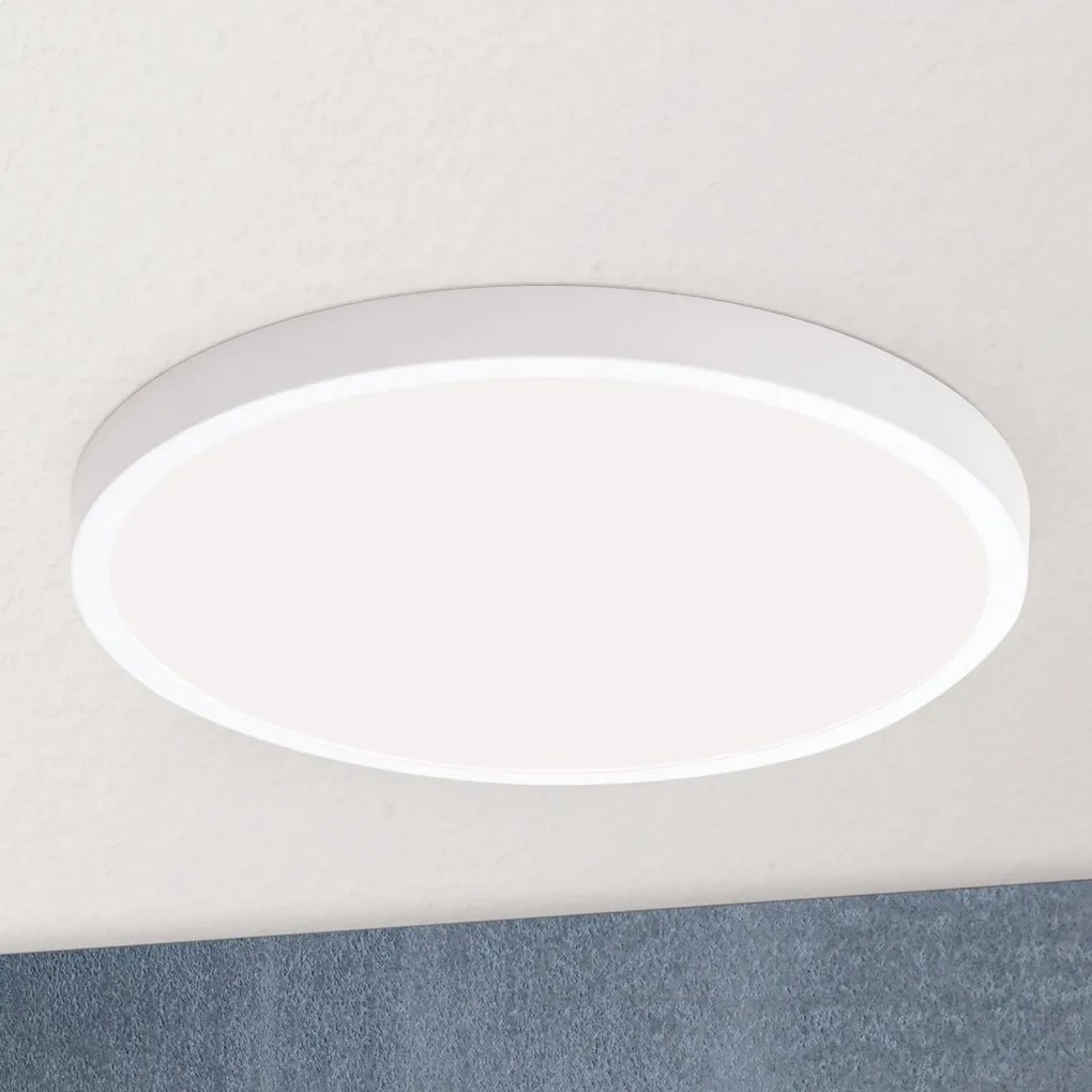 Plafoniera LED design slim LERO D-30cm 3000K alba