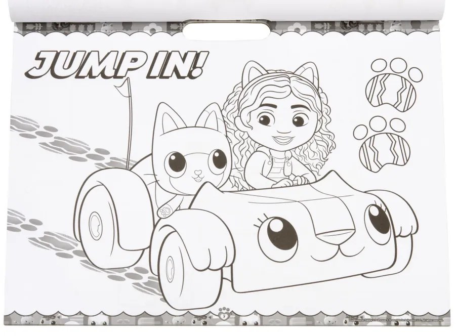Gabby's Dollhouse Cats set de colorat și activități