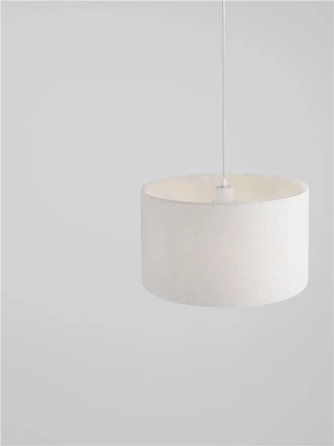 Lustra suspendata cu abajur alb SYRIN