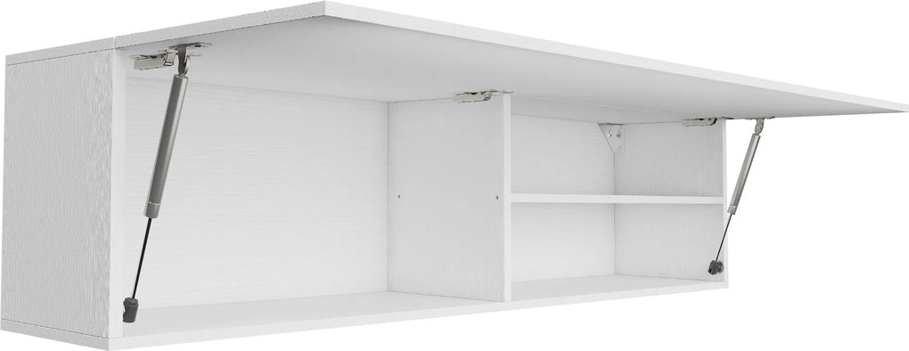 HOMCOM Dulap de Baie Montat pe Perete, Dulap Suspendat Modern cu Ușă Soft Close, 2 Compartimente și Raft Reglabil, pentru Living și Hol, Economisire Spațiu, 120x23x30 cm, Alb | Aosom Romania