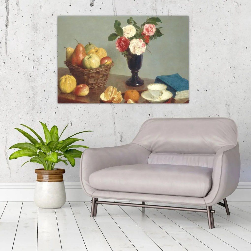 Tablou - Henri Fantin-Latour, Still  Life, reproducere (90x60 cm)