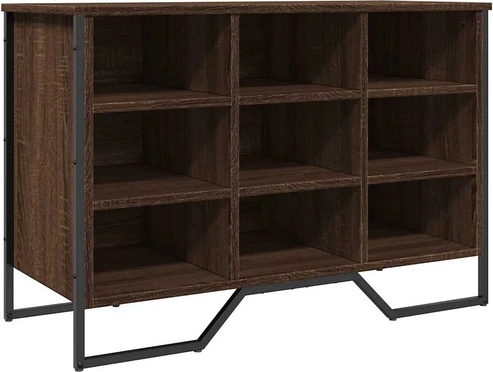 vidaXL Pantofar, stejar maro, 90x38x61,5 cm, lemn prelucrat