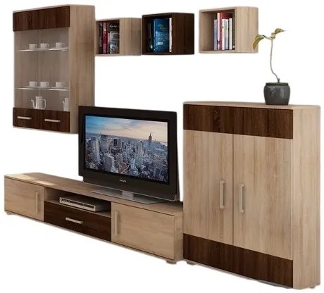 Mobilier living Scotty Sonoma deschis + închis. 746338