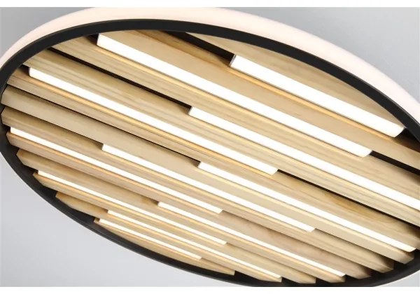 Searchlight 80980-49BK - Plafonieră LED dimabilă EQUALISE LED/33W/230V