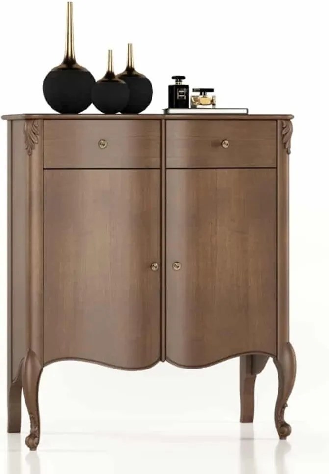 Dulap lemn masiv Pantofi Celisea, 101,5 × 49 × 118 cm