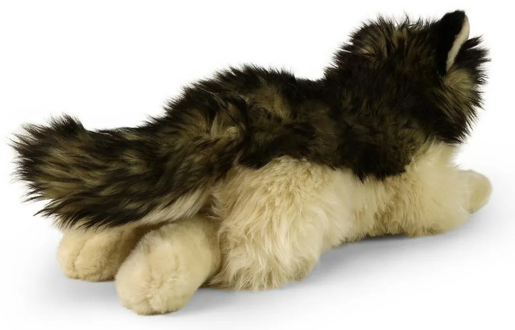 Lup de pluș Rappa culcat 32 cm ECO - FRIENDLY
