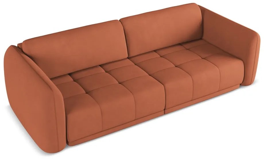 Canapea portocalie 210 cm Hoku – Makamii