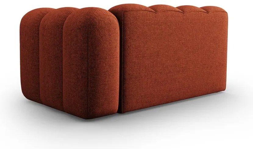 Modul pentru canapea cărămiziu (cu colț pe partea dreaptă) Lupine – Micadoni Home