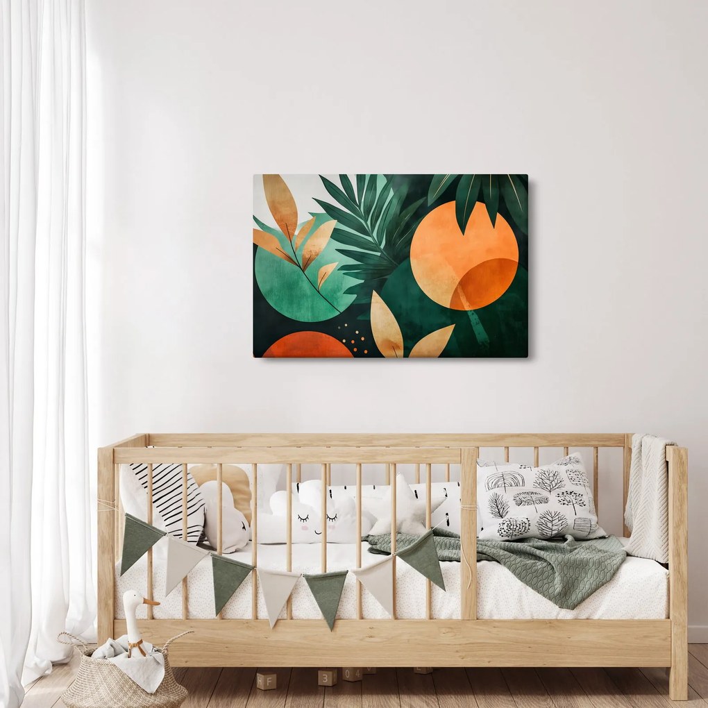 Tablou - Motive naturale geometrice (90x60 cm)