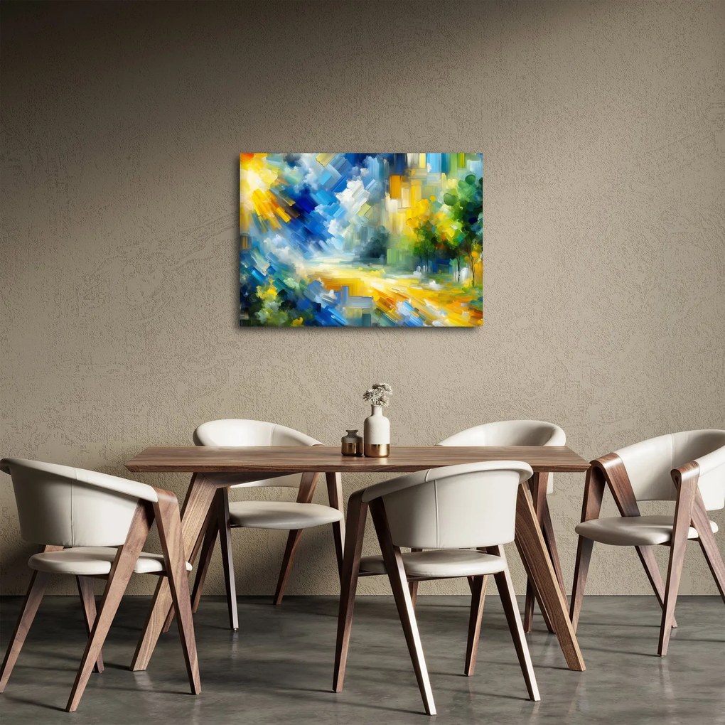 Tablou - Zi însorită abstractă (70x50 cm)