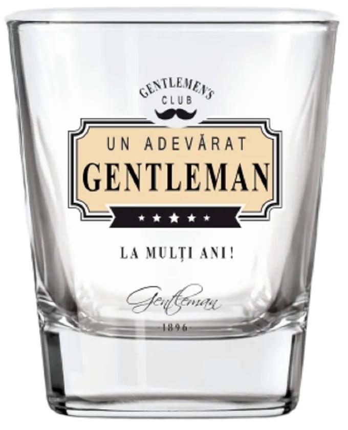 Pahar whisky "Un adevărat gentleman" 200ml