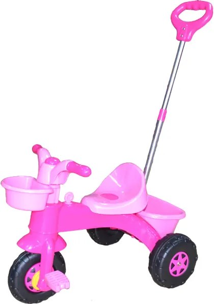 Tricicleta cu maner My First Trike roz Dolu