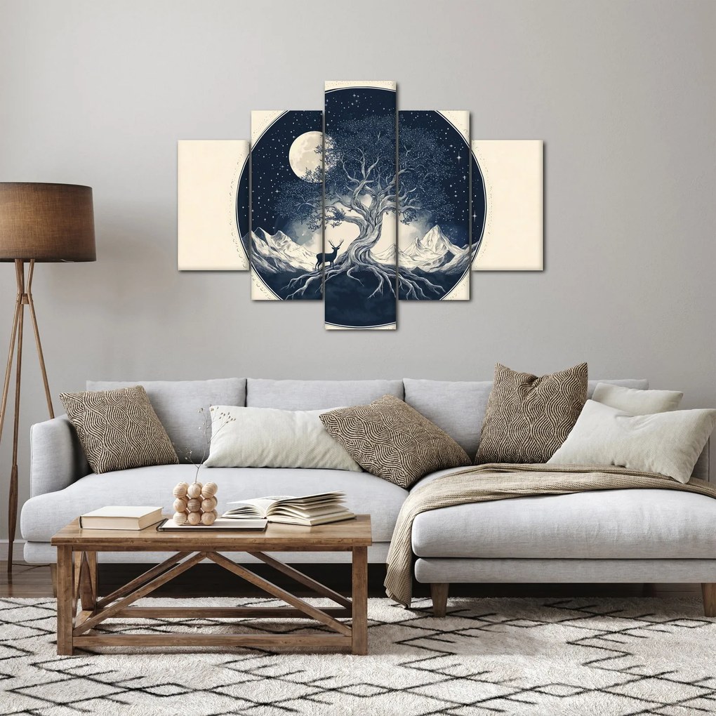 Tablou – Arbore magic cu cerb I. (150x105 cm)