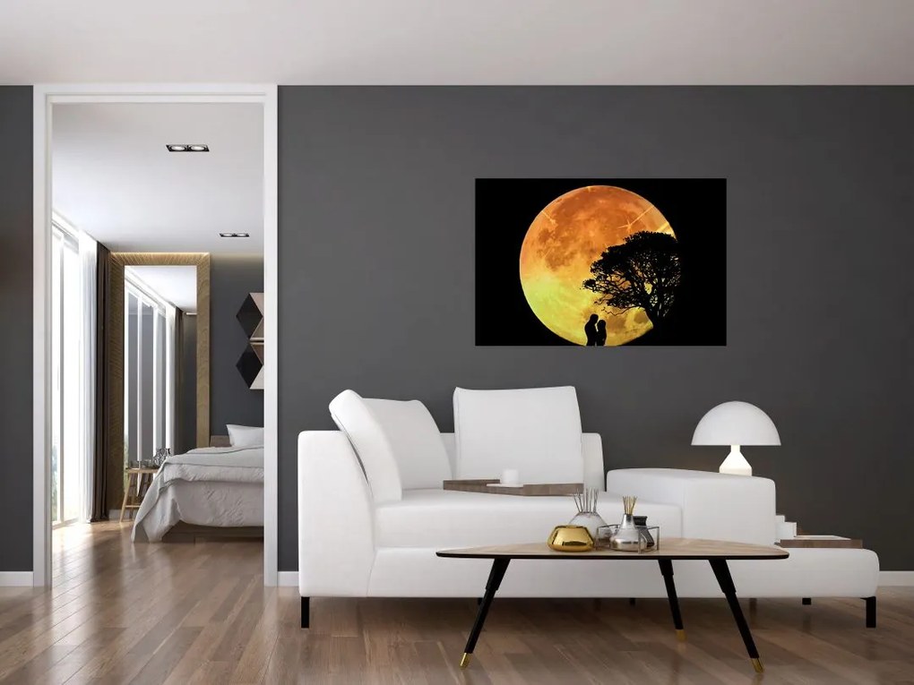 Tablou cu umbre în lumina lunii (90x60 cm)