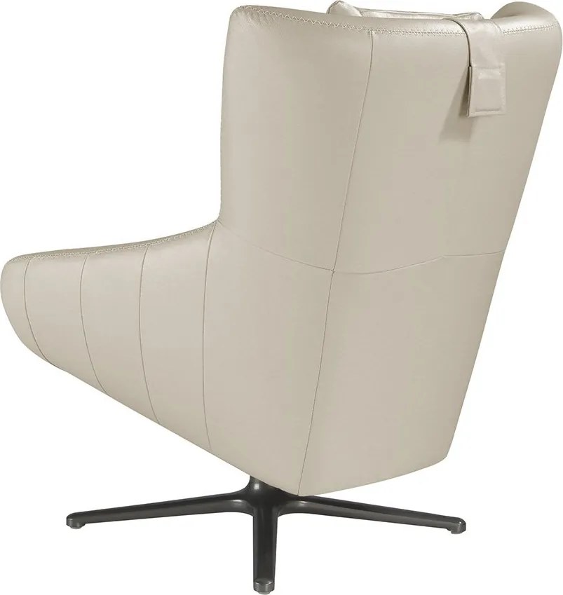 Fotoliu pivotant tapitat cu piele George