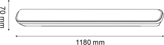 Corp de iluminat LED industrial fluorescent LED/30W/230V IP65