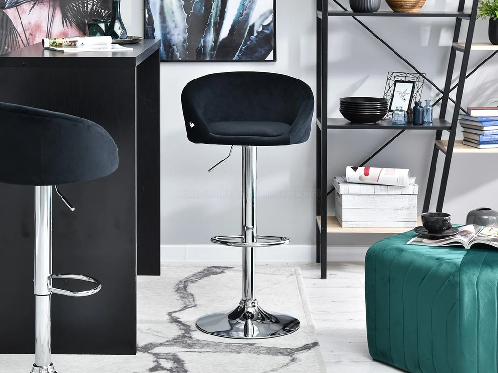 Scaun Hanzel (negru + crom). 1110538