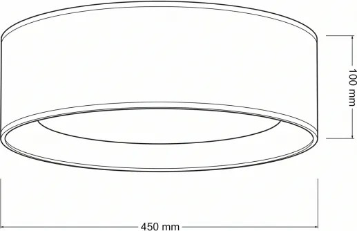 Brilagi - Lampă LED dimabilă VELVET SM 24W/230V 3000-6000K Ø 45 cm maro WT + DO