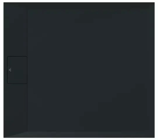 Cadita de dus dreptunghiulara Ideal Standard i.life Ultra Flat S negru intens 100x90 cm
