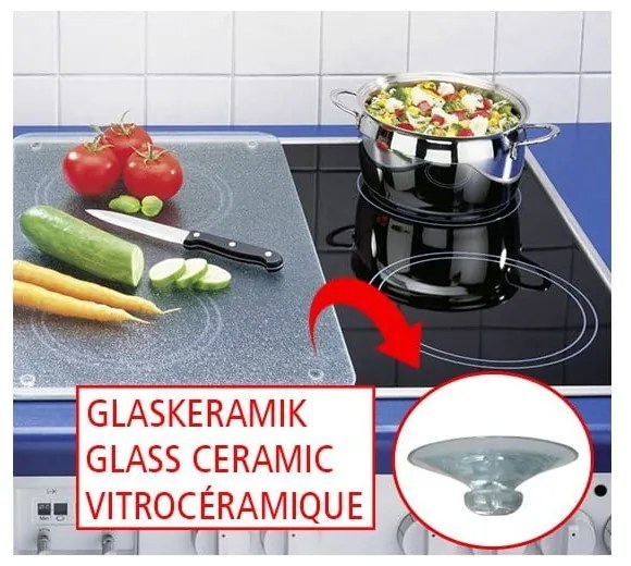 Set 2 protecții din sticlă pentru aragaz Wenko Caprese, 52 x 30 cm