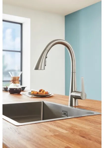 GROHE 32294DC2 - Baterie pentru chiuvetă ZEDRA, inox