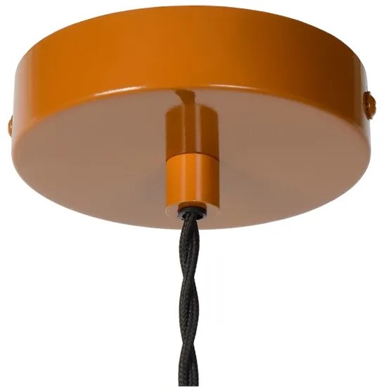 Lustră pe cablu MARNE 1xE27/60W/230V portocaliu Lucide 30485/40/44