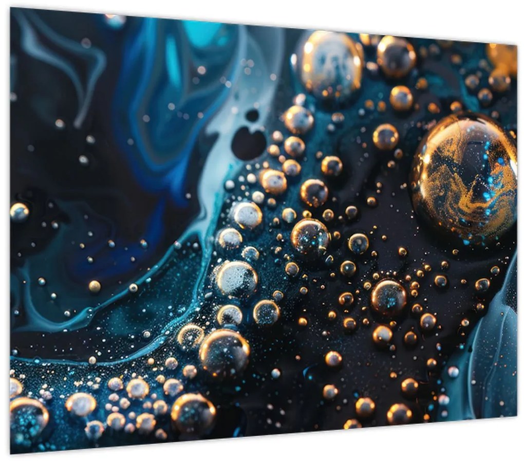 Tablou - Picături de cerneală (70x50 cm)