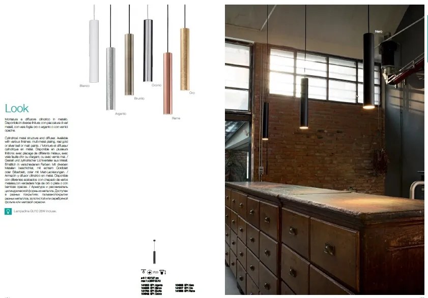 Pendul modern LOOK SP1 SMALL BRUNITO 141794