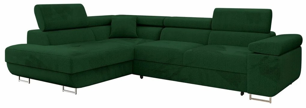 Colțar Comfivo 298Cutie de pat, 274x203x70cm, 151 kg, Picioare: Metal, Plastic