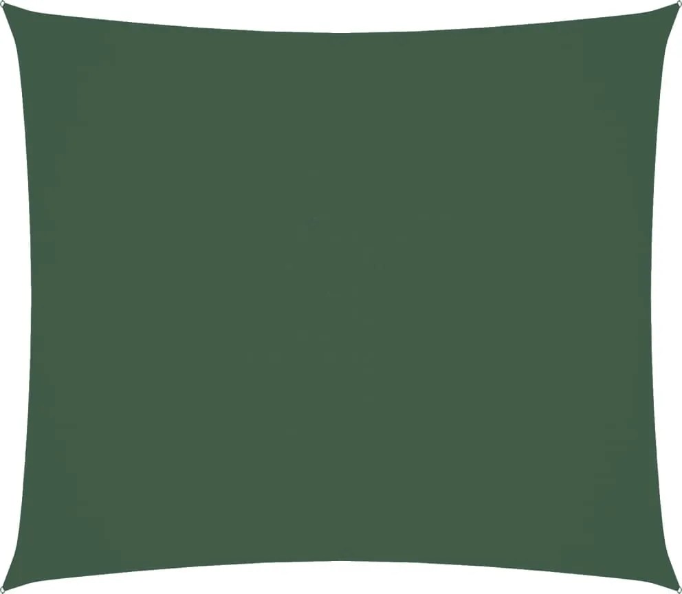 vidaXL Parasolar verde închis 2,5x3 m țesătură oxford dreptunghiular