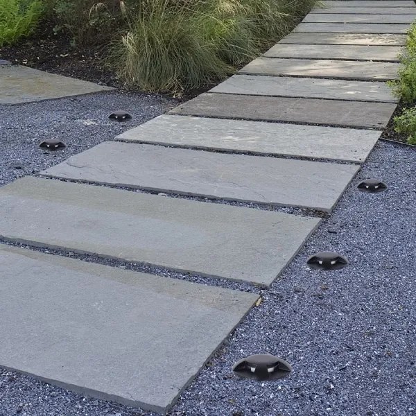 Brilagi - Lampă LED de exterior încastrabilă GROUNDRAY LED/1W/230V, neagră, IP67