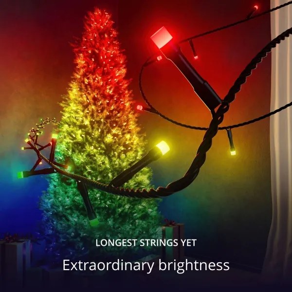 Twinkly TWS750STP-BEU - LED RGB șir exterior dimabil 63,5m IP44 Wi-Fi