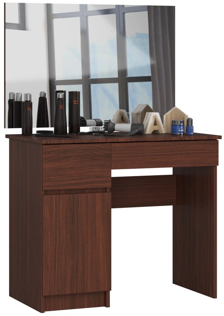 Masă de toaletă Parijat (wenge) (cu oglindă) (S). 1070896