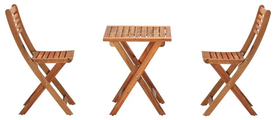 Set mobilier de grădină din lemn de acacia Bonami Essentials Balcony