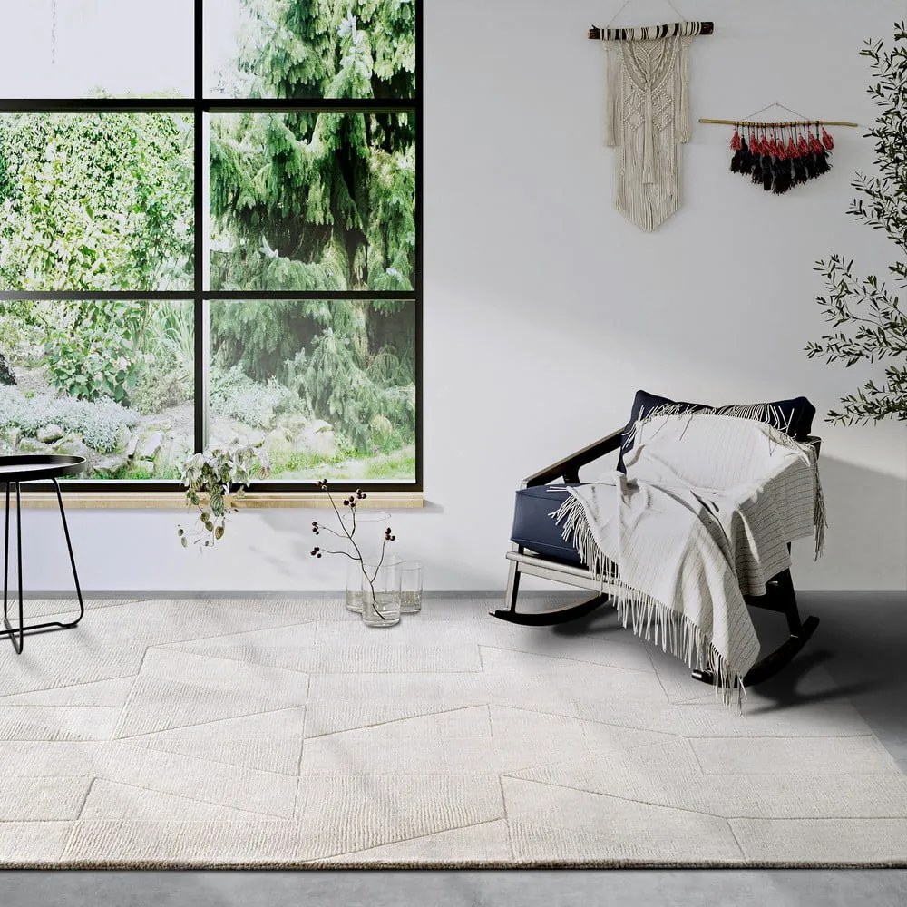 Covor crem țesut manual din lână 160x230 cm Ursule – Villeroy&amp;Boch