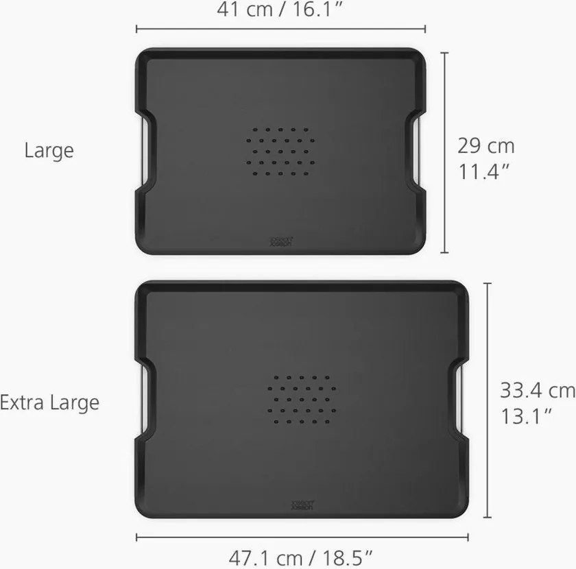 Tocător din plastic 41 x 29 cm Cut&amp;Carve – Joseph Joseph