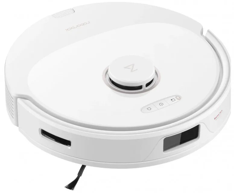 Robot aspirator Roborock Q8 max+ Q8MP02-00, 59W, Wi-Fi, Control vocal, 5500 Pa, Curatare uscata si umeda, Autonomie pana la 240 min, Alb/Negru